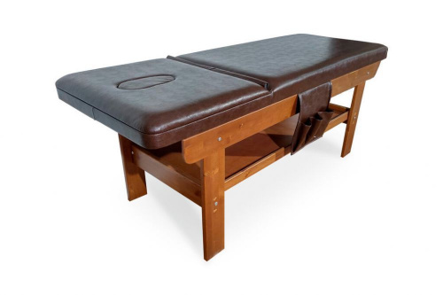 Стационарный массажный стол TEAL Station Wood (75x200x70см) цвет коричневый фото 2
