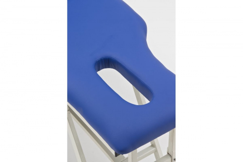 ​Стол массажный стационарный FIX-MT1 (МСТ-19) синий фото 4